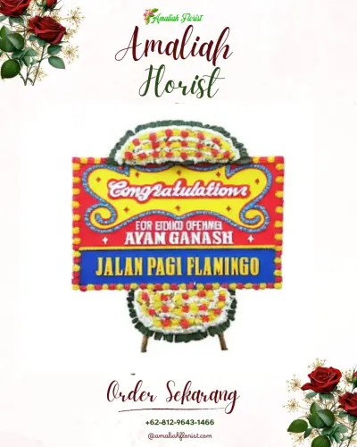 Bunga Papan Congratulation di Srinahan